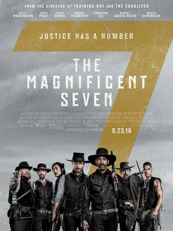 The Magnificent Seven, Denzel Washington, Chris Pratt, Ethan Hawke, Byung-hun Lee, Manuel Garcia-Rulfo, Martin Sensmeier, Haley Bennett, Peter Sarsgaard, Luke Grimes, Matt Bomer