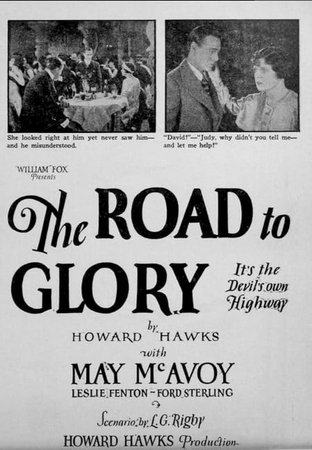 Road to Glory, Leslie Fenton,Hank,Rockliffe Fellowes,Carole Lombard,May McAvoy,John MacSweeney,Milla Davenport,Ford Sterling
