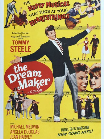 The Dream Make, Tommy Steele,Angela Douglas,Michael Medwin,Jean Harvey,Bernard Bresslaw,Walter Hudd,John Tate,Janet Henfrey,Richard Goolden,Keith Faulkner