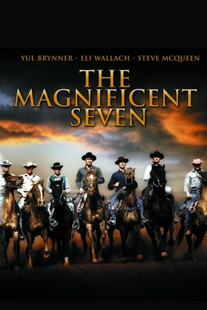 The Magnificent Seven, Yul Brynner, Steve McQueen, Horst Buchholz, Eli Wallach, Charles Bronson, Robert Vaughn, Brad Dexter, James Coburn, Vladimir Sokoloff, Rosenda Monteros