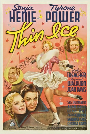 Thin Ice, Sonja Henie,Tyrone Power,Arthur Treacher,Raymond Walburn,Joan Davis,Sig Ruman,Alan Hale,Melville Cooper,Maurice Cass,George Givot