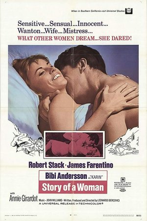 Story of a Woman, Bibi Andersson,Robert Stack,James Farentino,Annie Girardot,Frank Sundstrom,Didi Perego,Francesco Mule,Birgitta Valberg,Cathy Riney,Beppe Wolgers