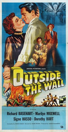 Outside the Wall, Richard Basehart,Marilyn Maxwell,Signe Hasso,Dorothy Hart,Joseph Pevney,John Hoyt,Harry Morgan,Lloyd Gough,Mickey Knox,Harry Antrim