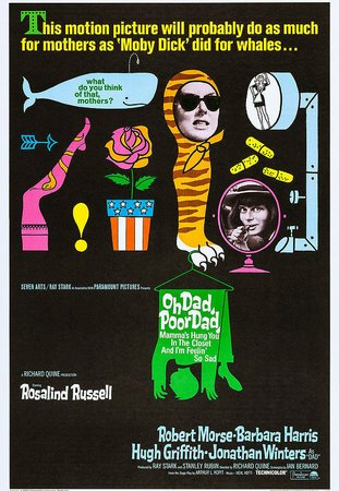 O Vater, armer Vater, Mutter hängt dich in den Schrank und ich bin ganz krank, Rosalind Russell,Robert Morse,Barbara Harris,Jonathan Winters,Hugh Griffith,Cyril Delevanti,Hiram Sherman,Janis Hansen,George Kirby,Lionel Jeffries