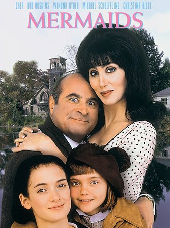 Mermaids, Winona Ryder, Cher, Bob Hoskins, Michael Schoeffling, Christina Ricci, Caroline McWilliams, Jan Miner, Betsey Townsend, Richard McElvain, Paula Plum