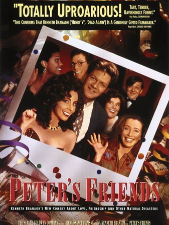 Peter's Friends, Kenneth Branagh, Emma Thompson, Rita Rudner, Stephen Fry, Alphonsia Emmanuel, Hugh Laurie, Imelda Staunton, Tony Slattery, Phyllida Law, Alex Lowe