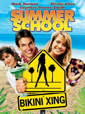Summer School, Mark Harmon,Kirstie Alley,Robin Thomas,Dean Cameron,Patrick Labyorteaux,Courtney Thorne-Smith,Gary Riley,Ken Olandt,Shawnee Smith,Richard Horvitz