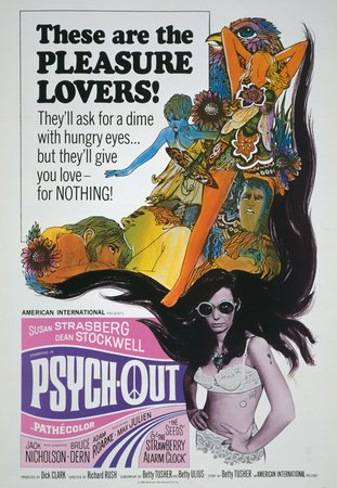Psych-Out, Susan Strasberg,Jack Nicholson,Dean Stockwell,Bruce Dern,Adam Roarke,Max Julien,Henry Jaglom,Linda Gaye Scott,I.J. Jefferson,Tommy Flanders