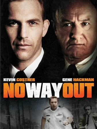 No Way Out, Kevin Costner, Gene Hackman, Sean Young, Will Patton, Howard Duff, George Dzundza, Jason Bernard, Iman, Fred Dalton Thompson, Leon Russom