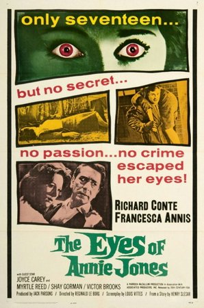The Eyes of Annie Jones, Richard Conte, Francesca Annis, Joyce Carey, Myrtle Reed, Shay Gorman, Victor Brooks, Jean Lodge, Alan Haines, Mara Purcell, Mark Dignam
