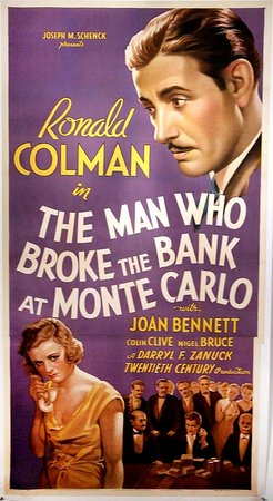 Man Who Broke the Bank at Monte Carlo, Ronald Colman,Joan Bennett,Montagu Love,Nigel Bruce,Colin Clive,Ferdinand Gottschalk,Frank Reicher,Lionel Pape,Leonid Snegoff,Sam Ash