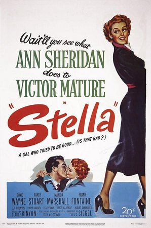 Stella, Ann Sheridan,Victor Mature,David Wayne,Frank Fontaine,Randy Stuart,Marion Marshall,Leif Erickson,Evelyn Varden,Lea Penman,Joyce MacKenzie