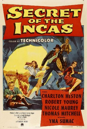 Das Geheimnis der Inkas, Charlton Heston,Robert Young,Nicole Maurey,Yma Sumac,Thomas Mitchell,Glenda Farrell,Michael Pate,Leon Askin,William Henry,Kurt Katch