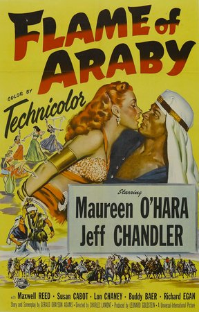 Die Flamme von Arabien, Jeff Chandler,Maureen O'Hara,Maxwell Reed,Susan Cabot,Lon Chaney Jr.,Buddy Baer,Richard Egan,Royal Dano,Dewey Martin,Neville Brand
