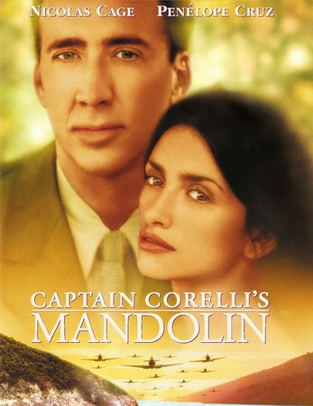 Corellis Mandoline, Nicolas Cage,John Hurt,Christian Bale,Irene Papas,Gerasimos Skiadaressis,Aspasia Kralli,Michael Yannatos,Dimitris Kaberidis,Pietro Sarubbi,Viki Maragaki