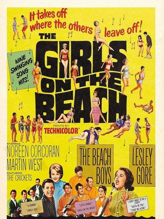 The Girls on the Beach, Martin West,Noreen Corcoran,Peter Brooks,Brian Wilson,Michael Love,Alan Jardin,Carl Wilson,Dennis Wilson,Jerry Allison,Jerry Naylor