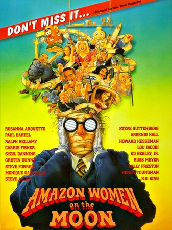 Amazonen auf dem Mond oder Warum die Amerikaner den Kanal voll haben, Michelle Pfeiffer,Peter Horton,Monique Gabrielle,Steve Forrest,Griffin Dunne,Joey Travolta,Sybil Danning,Forrest J Ackerman,Rosanna Arquette,Ed Begley Jr.