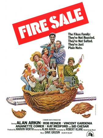 Fire Sale, Alan Arkin, Rob Reiner, Vincent Gardenia, Anjanette Comer, Kay Medford, Barbara Dana, Sid Caesar, Alex Rocco, Byron Stewart, Oliver Clark