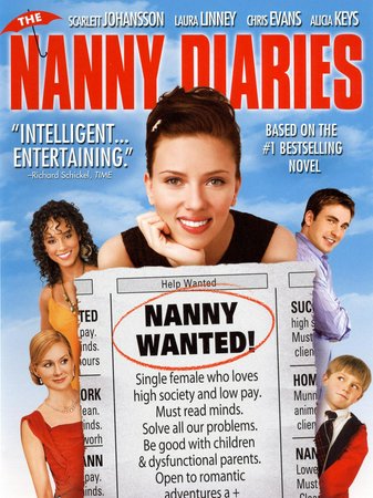 Nanny Diaries, Scarlett Johansson,Laura Linney,Alicia Keys,Chris Evans,Donna Murphy,Paul Giamatti,Nicolas Reese Art,Judith Roberts,Julie White,Victoria Boothby